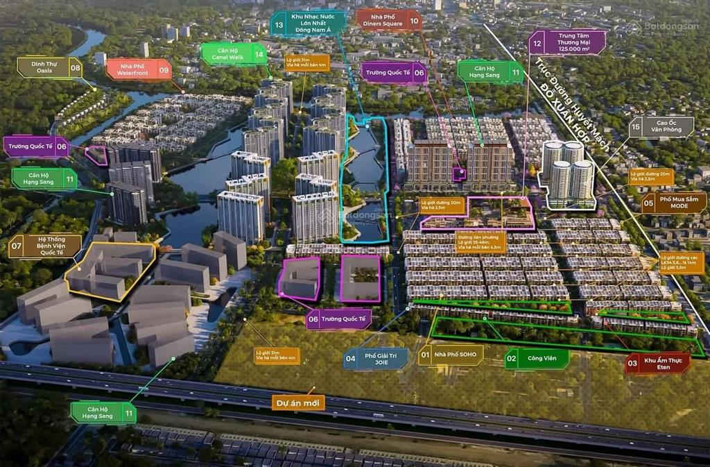Shophouse góc 2 mặt tiền hiếm tại masteri grand view the global city