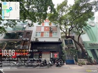 Cho thuê nhà 5 tầng mặt tiền 7,4m tại 120 bùi thị xuân gần vincom bà triệu
