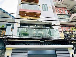 Chủ gấp bán! nhà 4 tầng smarthome phan văn trị p11, bt  hẻm xe hơi tới cửa, shr