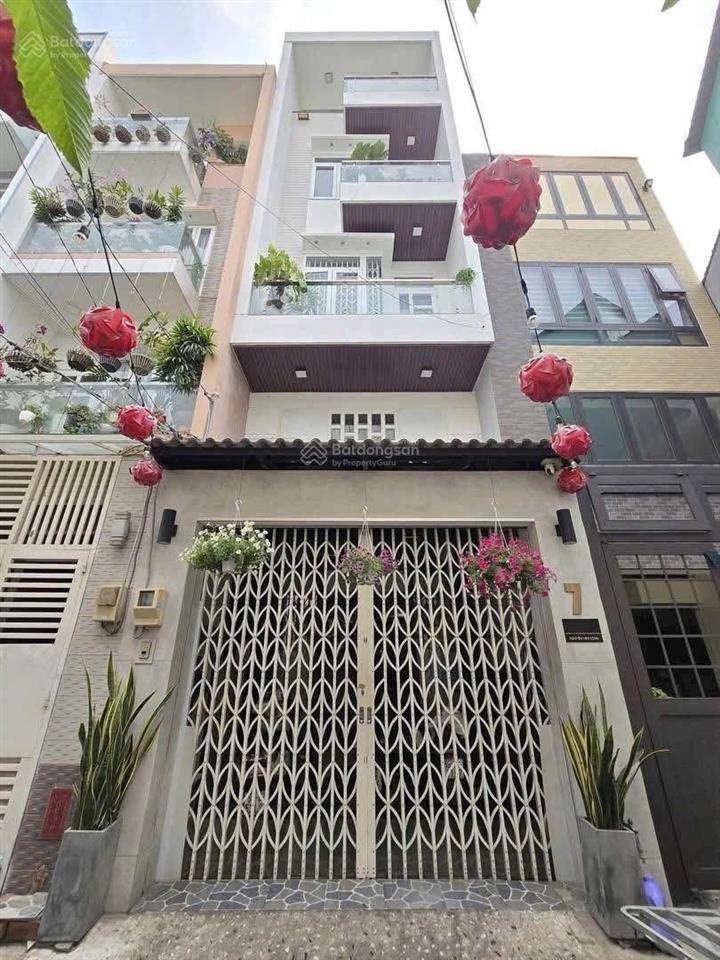 Nhà hxh đẹp ngay nguyễn văn công, p.3, gò vấp. dt 52,7m2(4m x 13,2m) 1t 1 lửng 3 lầu 6pn 6wc. shr