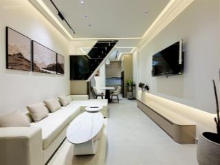 Căn phố tone trắng kem nhẹ nhàng cn 33m2