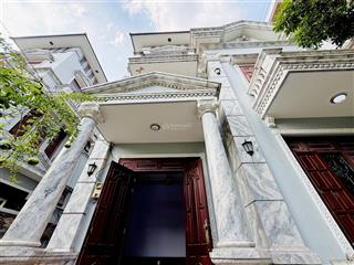 Biệt thự lê văn thọ đường 10m thông có hầm đậu được 3 ô tô