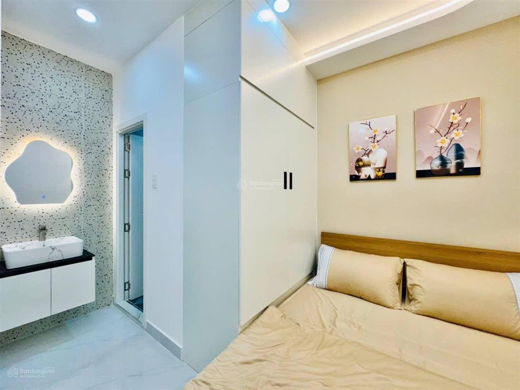 Nhà đẹp có pn trệt ngay lê lai, p4, gò vấp. dt 45,1m2, tặng full nội thất