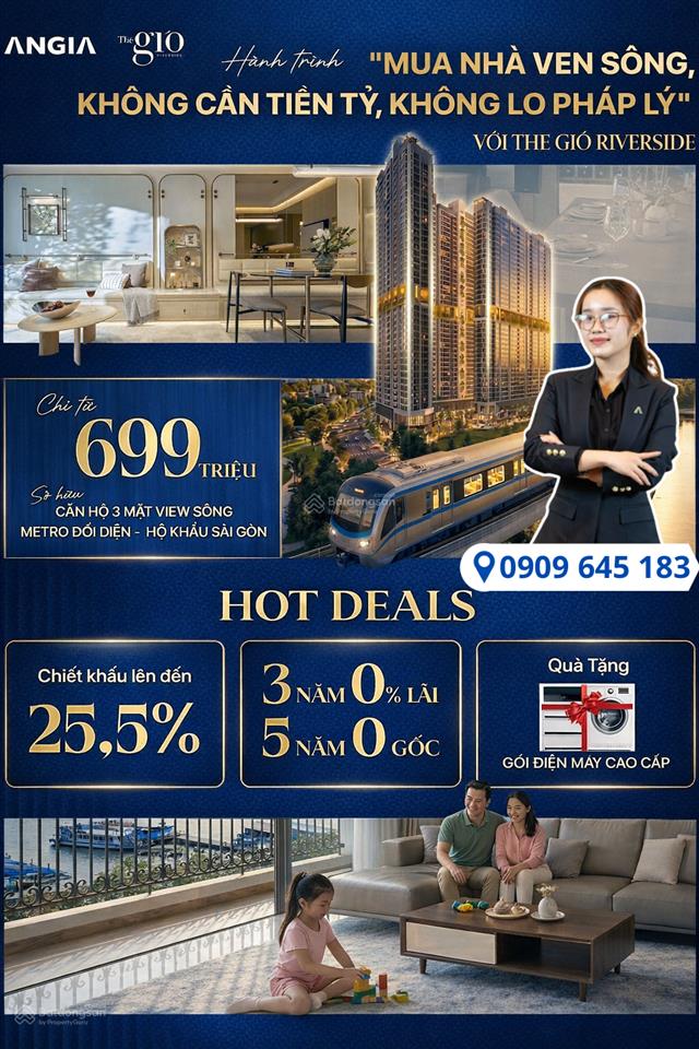 Chỉ 700tr/3 năm the gió riverside  căn hộ ven sông tiềm năng tăng giá tốt nhất hiện tại