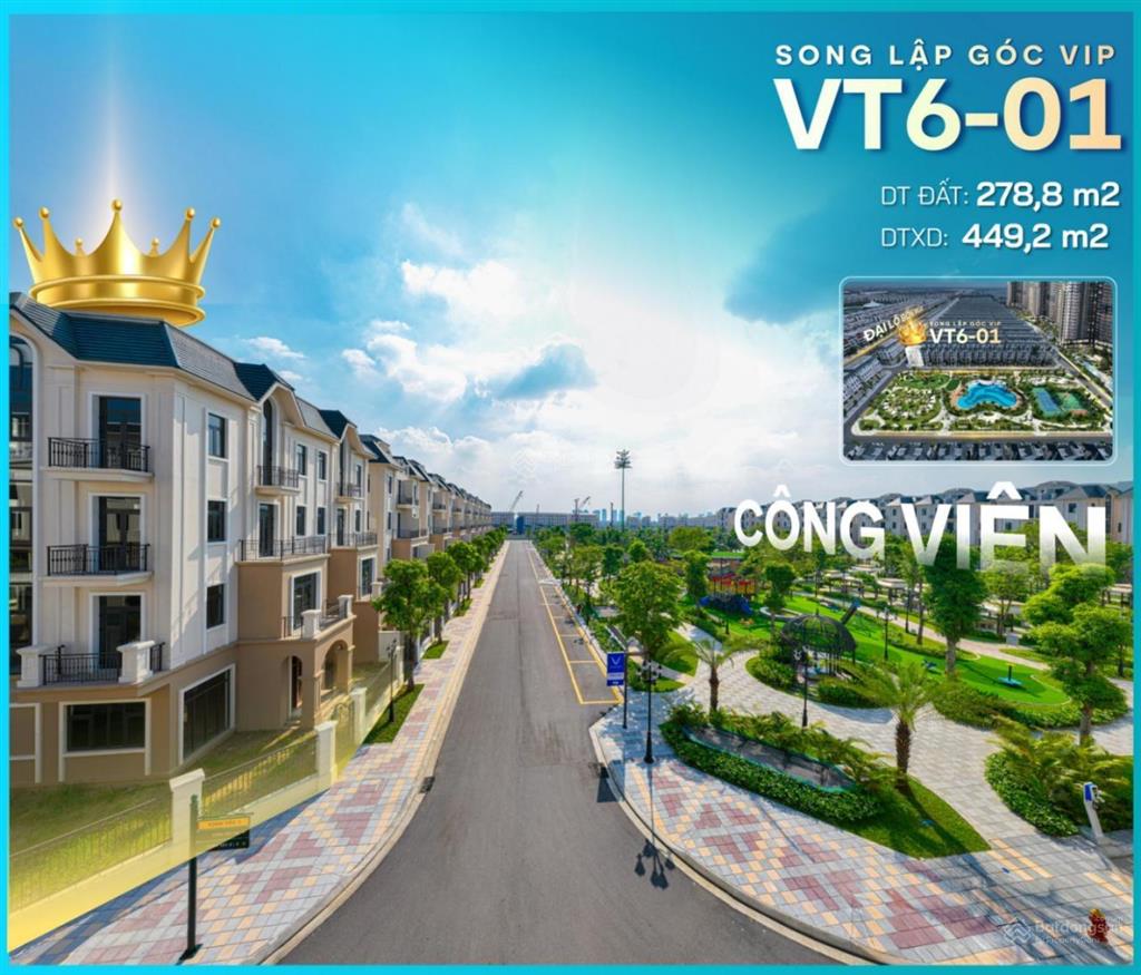 Căn góc vườn hoa giá 164 tr/m2 siêu rẻ tại vin 3