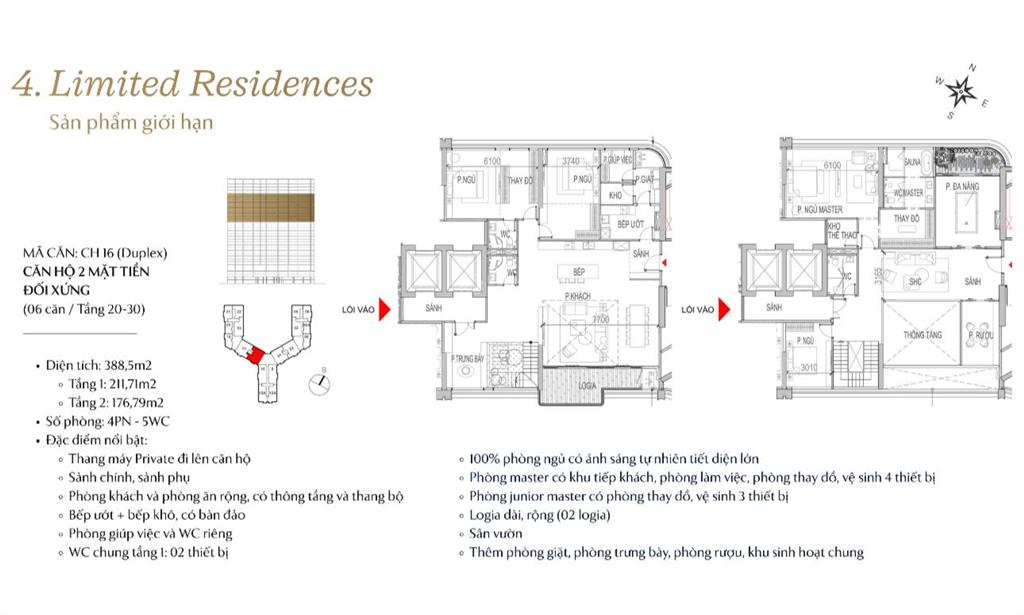 Nhận cọc booking căn hot đẹp penthouse, duplex dự án mik long biên
