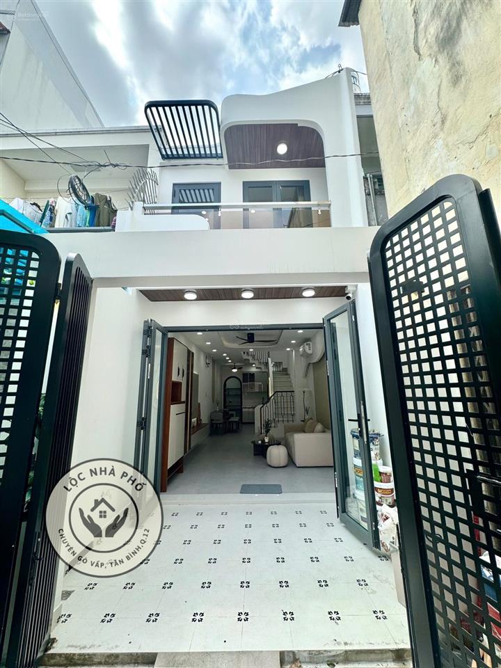 60m2, bán nhà đẹp 3pn, 2 tầng, hẻm 4m, 1/quang trung, p10 gò vấp, 6 tỷ 15 (ngay vincom)