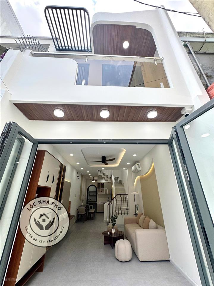 60m2, bán nhà đẹp 3pn, 2 tầng, hẻm 4m, 1/quang trung, p10 gò vấp, 6 tỷ 15 (ngay vincom)