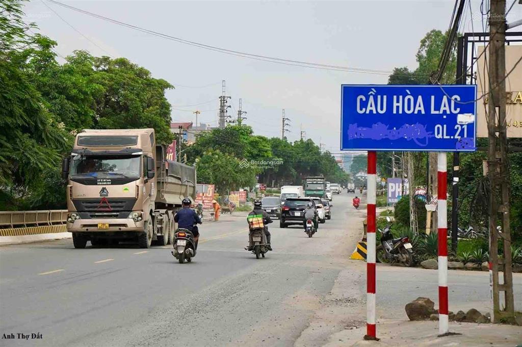 Duy nhất 1 lô 980tr bình yên, hạ bằng, thạch thất, gần công nghệ cao hòa lạc và đại học fpt