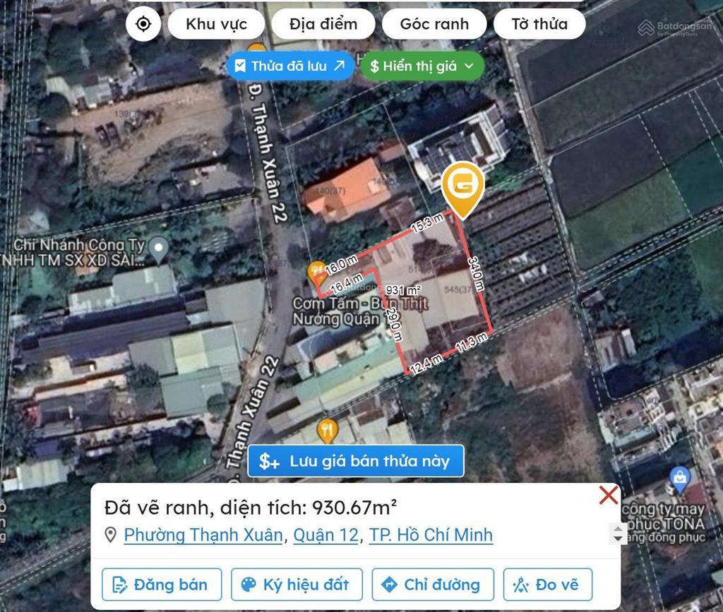 Bán kho, nhà xưởng 109 thạnh xuân 22, quận 12, 25 tỷ, 922 m2, 80m2 thổ cư, dòng tiền 30tr/tháng