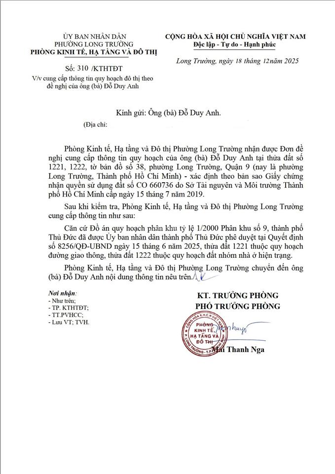 Chính chủ bán đất ngang 5.7m phường long trường tphcm