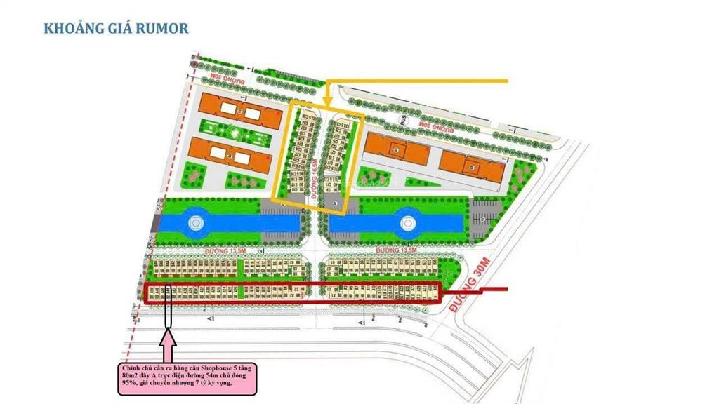 Cần bán một căn shophouse dãy otm5 đẹp tại cát tường smart city 7,25 tỷ, 80m2, xd 7 tâng view đẹp