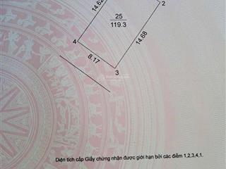 Chính chủ cần bán lô đất đẹp 120m2 tại cổ miếu, thư lâm, hà nội, đường xe ô tô, sổ đỏ cc, giá 55tr