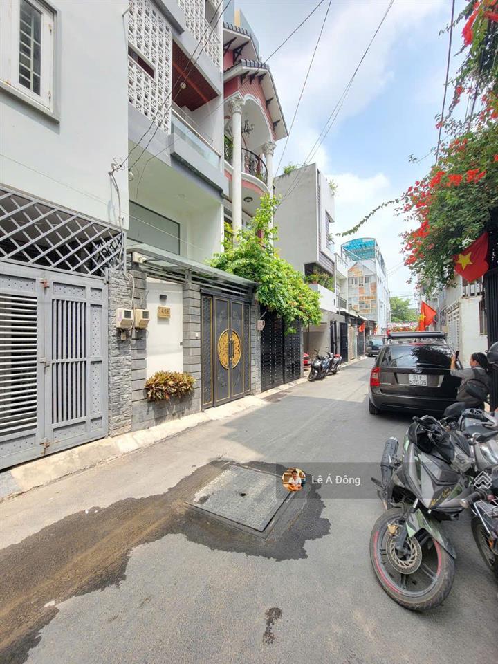 Nhà đẹp 4 tầng hẻm ôtô p.linh trung dt53,2m2(4,1x13).hẻm 5m,kdc yên tĩnh,đồng bộ.