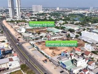 Bán lô biệt thự 220m2 full thổ cư, trong kdc phía sau lưng chợ đầu mối