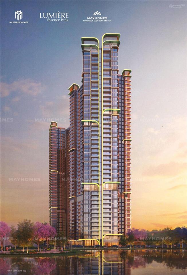 Bán căn hộ 2 phòng ngủ đẹp tại lumière essence peak 64m2 view hồ, giá 7.3 tỷ
