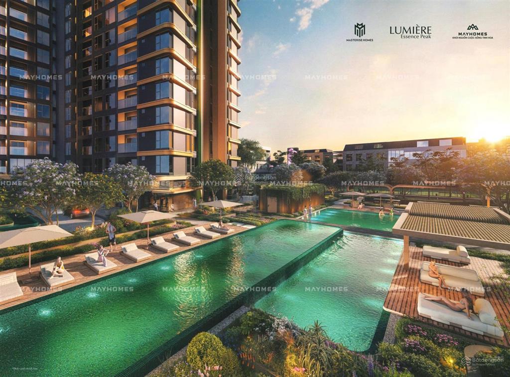 Bán căn hộ 2 phòng ngủ đẹp tại lumière essence peak 64m2 view hồ, giá 7.3 tỷ