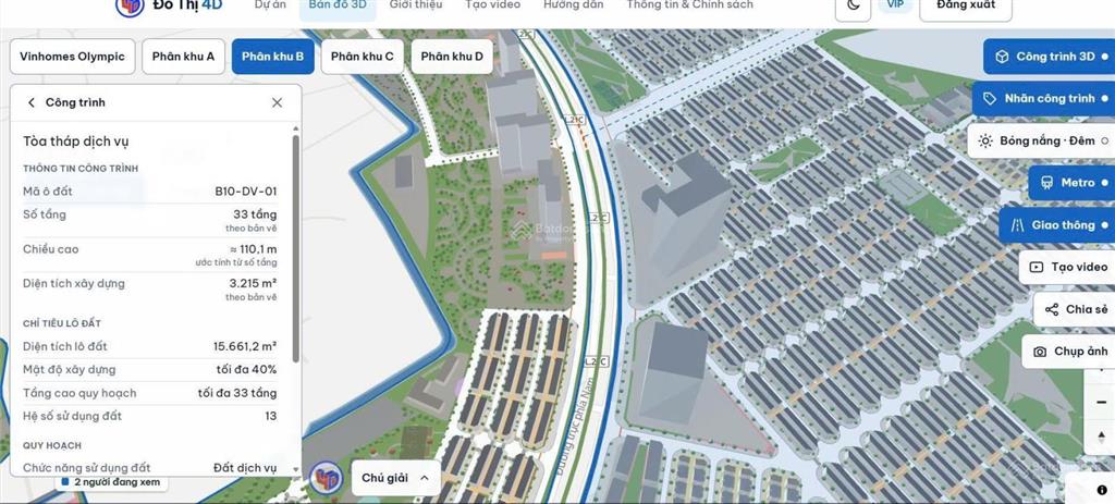 Bán biệt thự tại khu đô thị thể thao olympic 15,6 tỷ 120m2 hàng hot