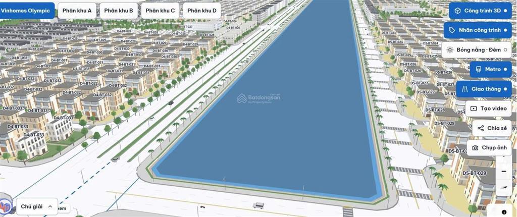 Bán biệt thự tại khu đô thị thể thao olympic 15,6 tỷ 120m2 hàng hot