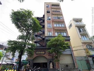Bán tòa nhà góc 2mt 120122 đường số 7, p. tân hưng, quận 7 hầm + 8 tầng ~ 1493m2 sàn