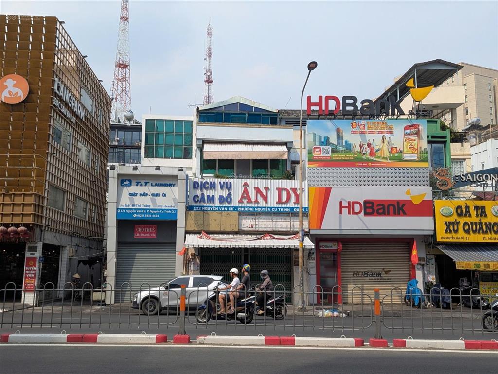 Bán nhà mặt tiền 122 nguyễn văn cừ, phường cầu ông lãnh, quận 1 dt 5,3x20m giá 39.5 tỷ
