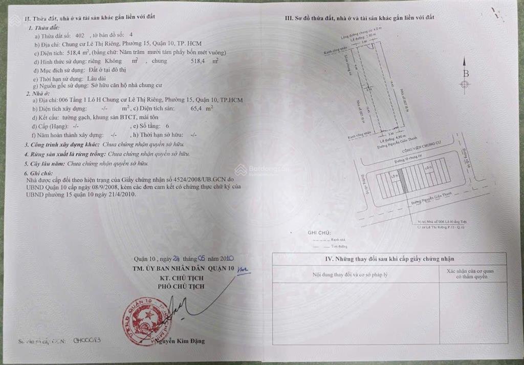 Bán nhà shophouse 02 mặt tiền kinh doanh, khu cxbh, q10
