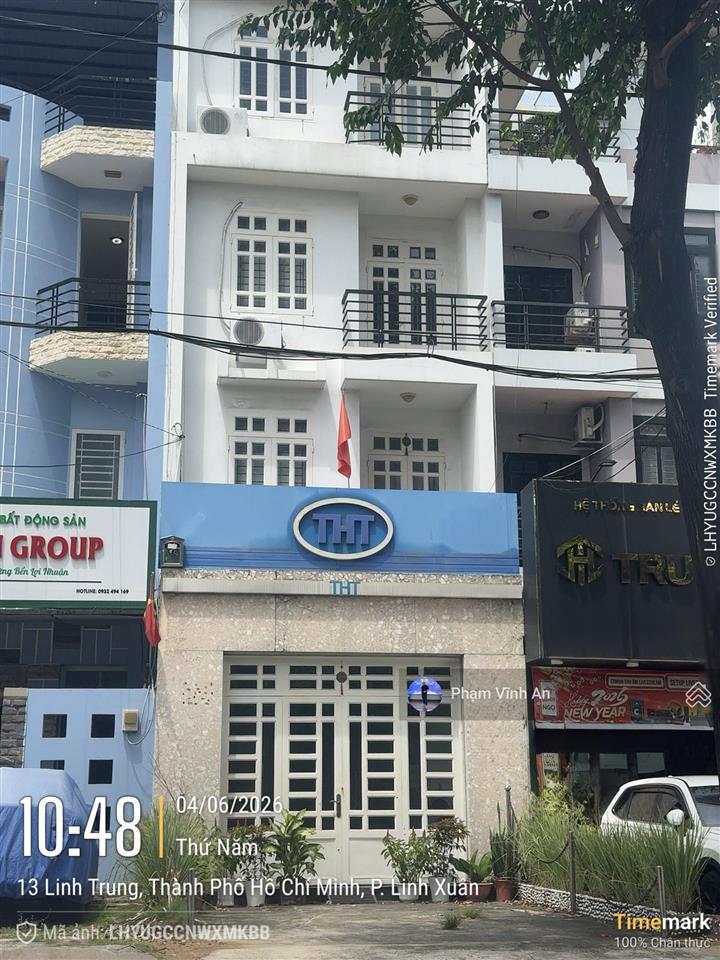 Giá tốt! nhà 4 tầng mặt tiền kd đường linh trung  80m2 (5x16m)