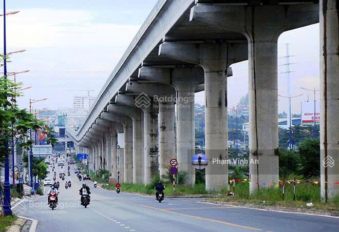 Mặt tiền kinh doanh ngay metro công nghệ cao  xây dựng hầm + 6 tầng ~ 60tr/m2