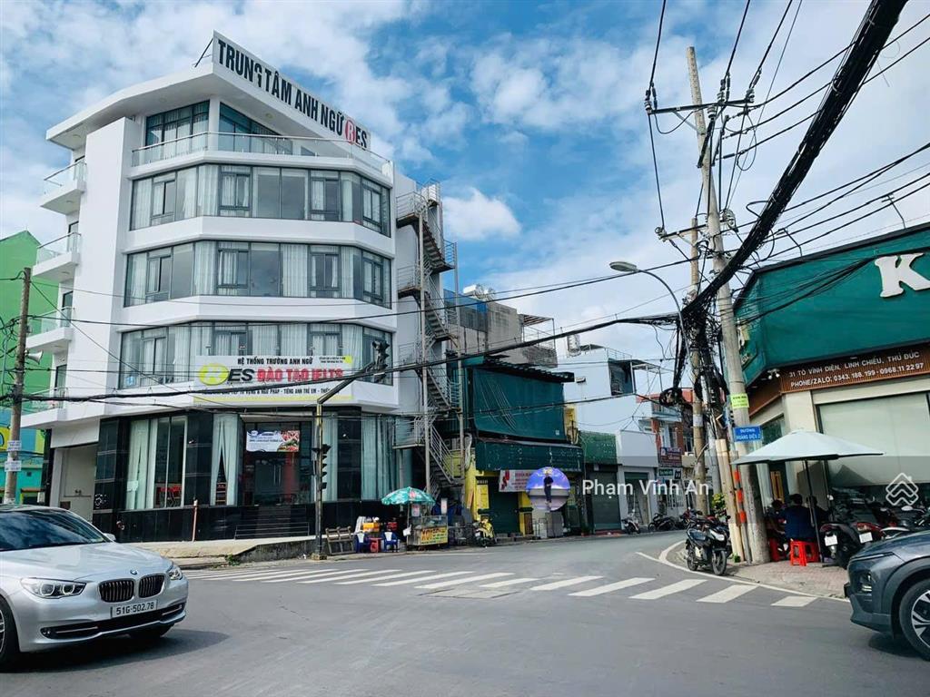 Mặt tiền kinh doanh nhánh hoàng diệu 2  dt 135m2 ngang 5m  thu nhập 20 triệu  xây hầm 6 tầng