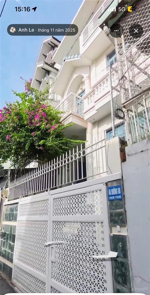 Bán nhà phố giá tốt đường số 60 chỉ 16 tỷ, 65m2, 4pn, 4wc thảo điền