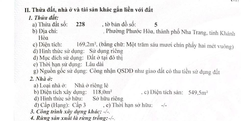 Nhà mặt tiền đẹp đường cửu long, nha trang  thưởng nóng + hoa hồng cho môi giới
