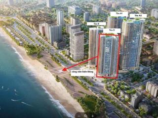 Bán gấp căn hộ ngay mặt biển mỹ khê  full nội thất  38m2  cho thuê 18tr/tháng