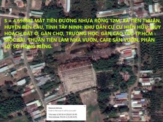 Bán nhà đất diện tích 4.696m2 (có 714m2 đất ở) mặt tiền đường nhựa khu dân cư hiện hữu.