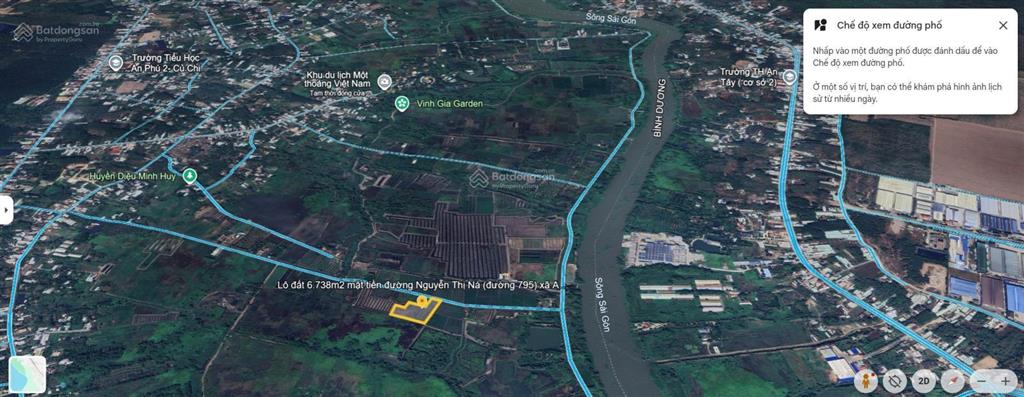 13,5 tỷ! bán 6.738 m2 mặt tiền đường nguyễn thị nà (đường 795), phường an nhơn tây, tp. hcm
