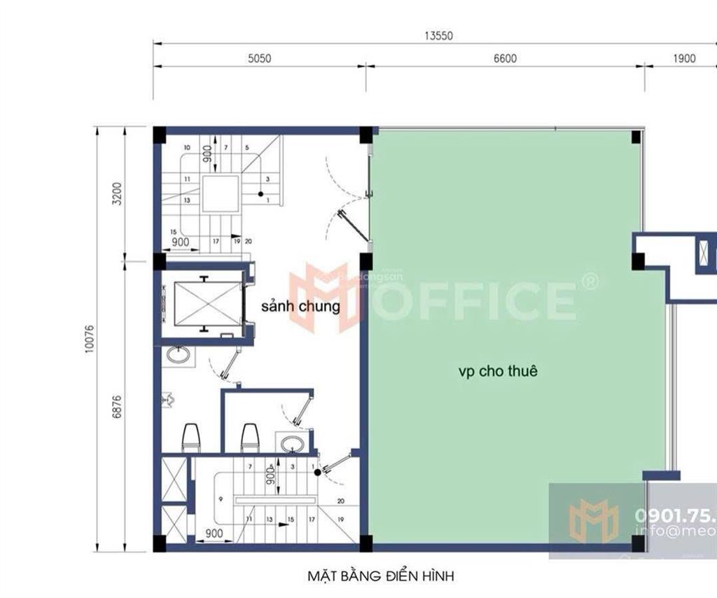 Cho thuê cao ốc văn phòng số 1460 võ văn kiệt, phường bình tiên, tp.hcm