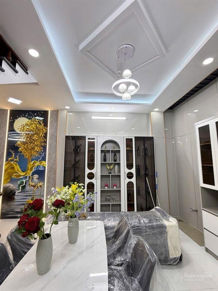 Bán nhà 4 tầng lê văn khương hxh 10m siêu phẩm vip, tặng full nội thất 4,79 tỷ