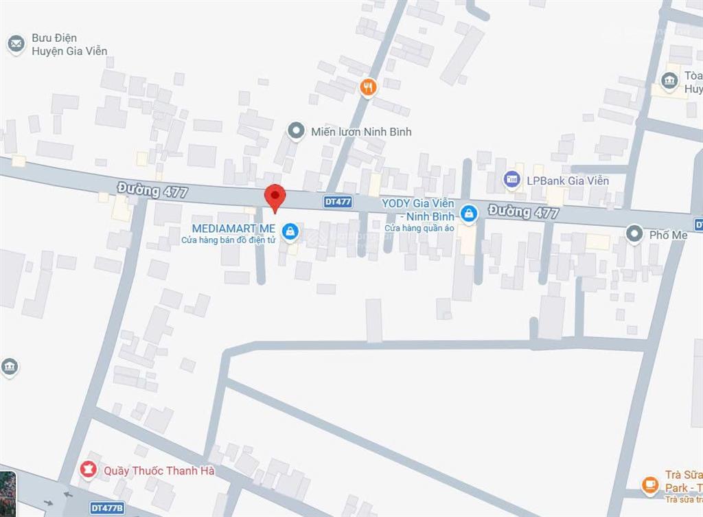 Chính chủ cho thuê mặt bằng 2065m2 phố me gia viễn  vị trí vàng kinh doanh cực đẹp