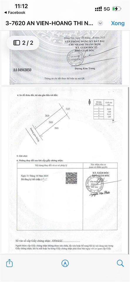 Bán đất tại 1 trần vĩnh lộc, 1,3 tỷ, 100m2, ngay kcn giang điền, trảng bom, đồng nai
