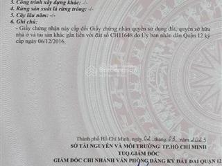 14 tỷ  28 triệu/m2, / hẻm 6m đường thạnh lộc 47  9.4x53m / 498m2  cấp phép 4 tầng