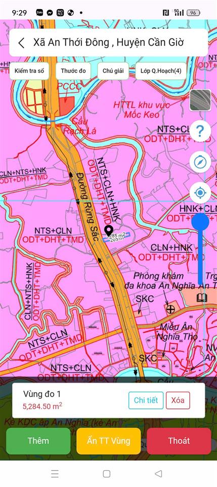 73 tỷ  14 triệu/m².  mặt tiền rừng sác  25x200m / 5051m2  (mặt tiền 120m trước nhà)