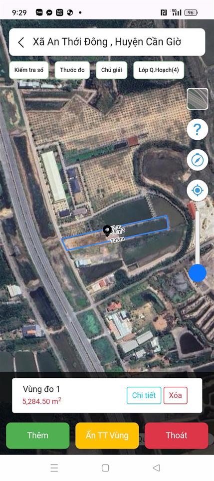 73 tỷ  14 triệu/m².  mặt tiền rừng sác  25x200m / 5051m2  (mặt tiền 120m trước nhà)