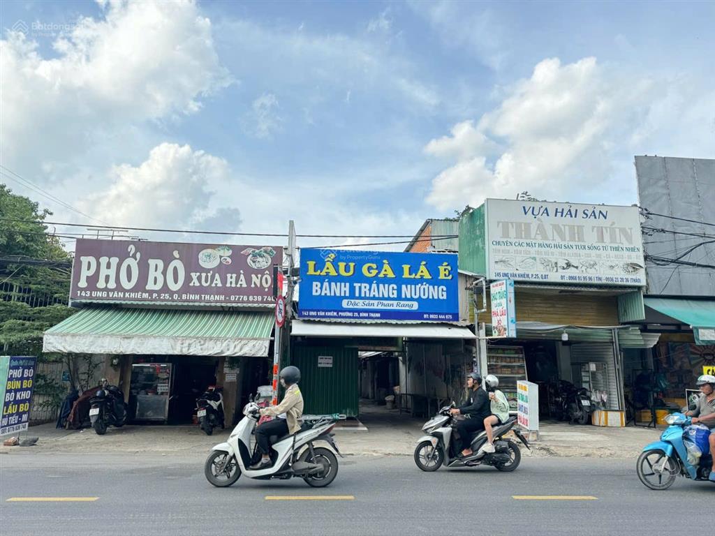 395 tỷ / mặt tiền ung văn khiêm / ngang 35m  dài 60m  cho thuê 120tr/th cpxd  3 hầm 30 tầng