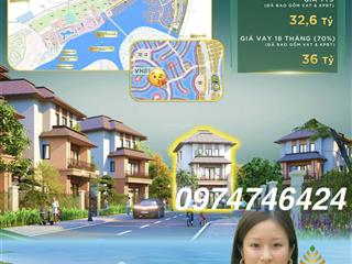 Biệt thự đơn lập móng tay từ 30 tỷ