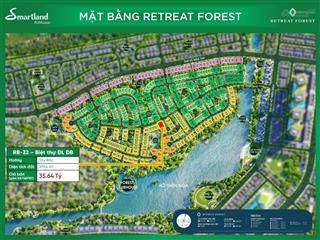 Biệt thự rừng đơn lập có hầm (tầng trải nghiệm 3.3m) căn cuối cùng toàn dự án