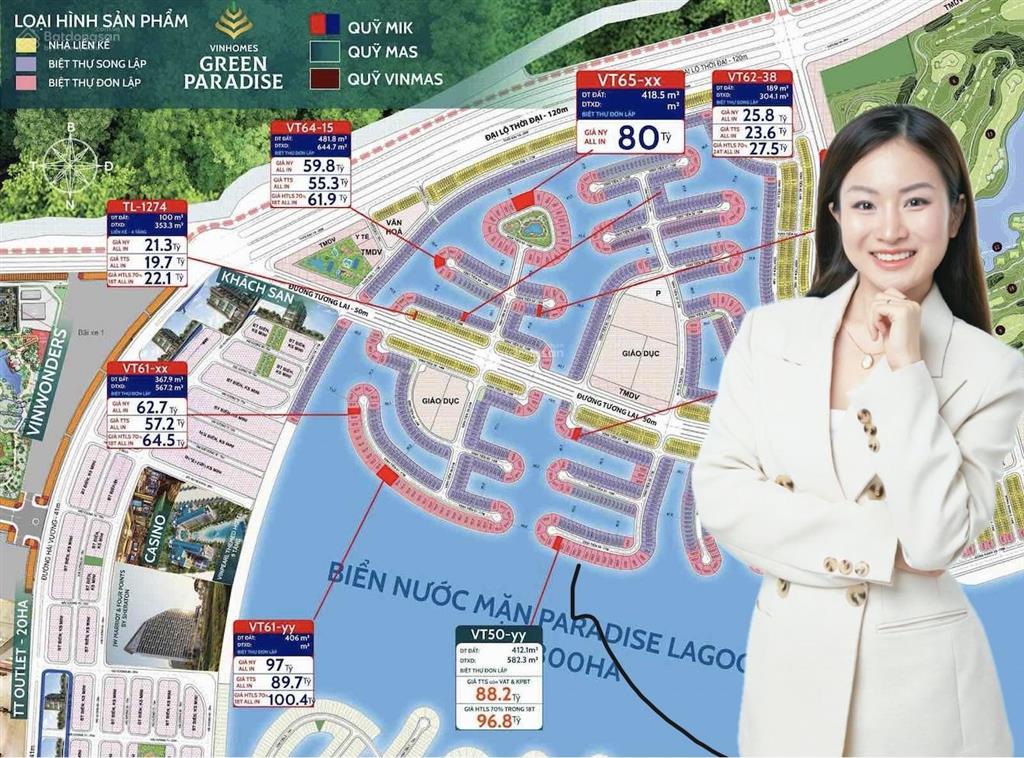Nhà phố 100m2 xây 4 tầng giá 13 tỷ đối diện chung cư cách biển 100m2