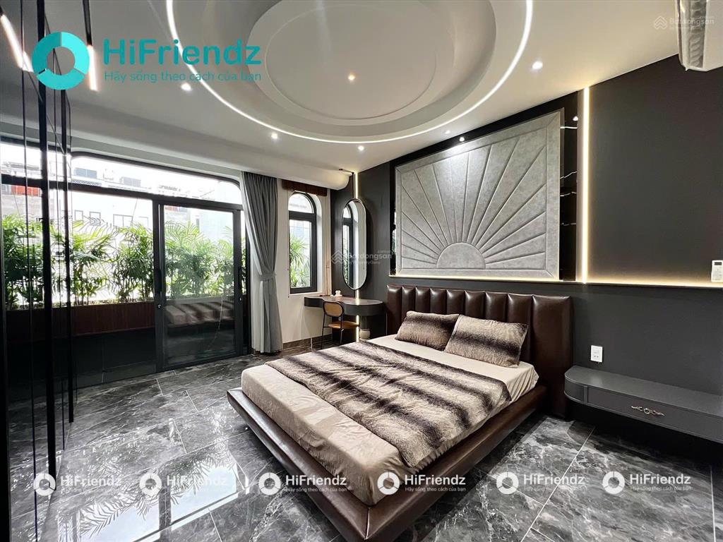 Căn hộ dịch vụ cao cấp tọa lạc tại 215 phan huy ích, xem hình và mô tả được biết thêm chi tiết