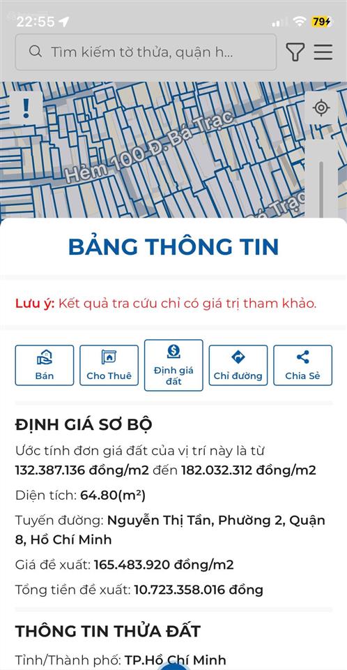 Rẻ vô địch  nguyễn thị tần 65m2 4.4mx15m  đường 8m  giá 7.8 tỷ  phường 2 quận 8