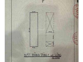 Mtkd, 64m2(4mx16m), 3pn, đường 10m sát cầu chà và. 6 tỷ 600 triệu