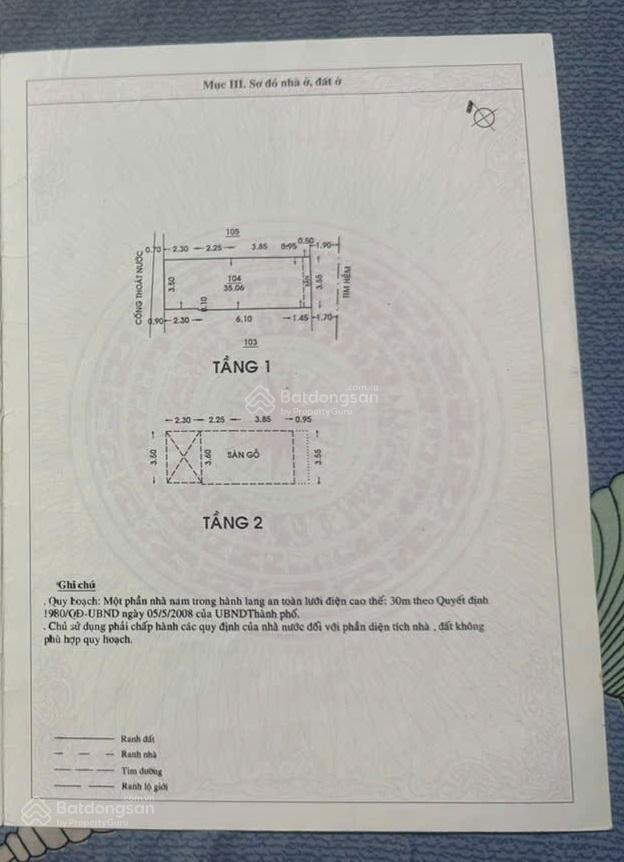 Nhà tân phú 1 trệt 1 lầu 2pn, đang có thu nhập cho thuê, chỉ 3.5 tỷ