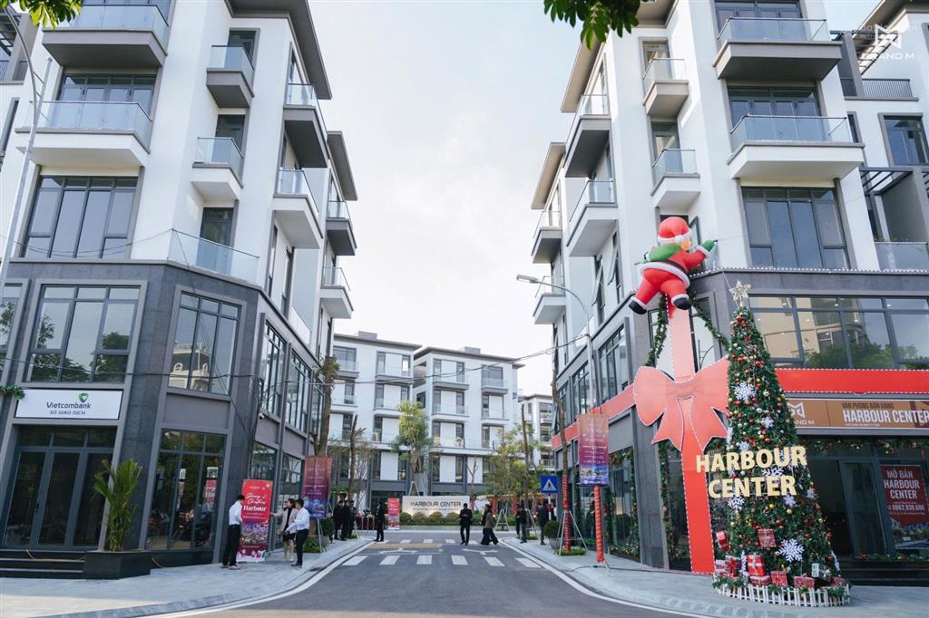 Bán nhà phố liền kề mặt tiền 6m  harbour center số 3 lê lai  sổ hồng vĩnh viễn  vị trí trung tâm